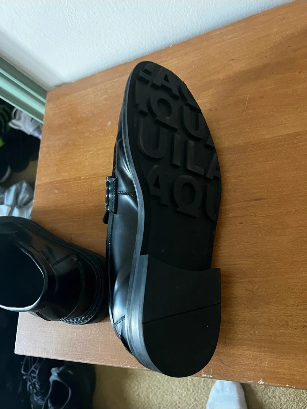 Mensa Black Penny Loafers size 46 US13